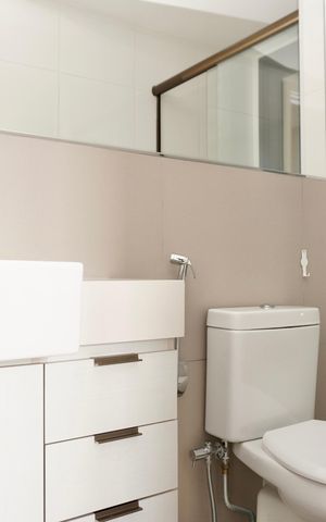 Studio para alugar com 41m², 1 quarto e 1 vaga Studio para alugar com 41m², 1 quarto e 1 vagaSuíte - Banheiro