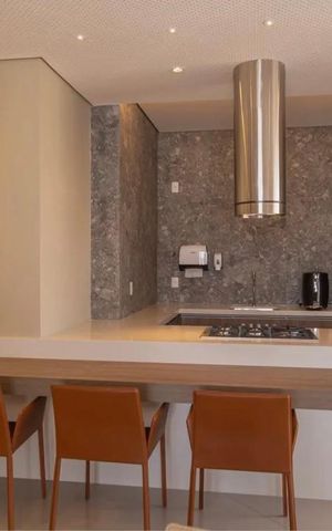 Studio para alugar com 41m², 1 quarto e 1 vaga Studio para alugar com 41m², 1 quarto e 1 vagaÁrea comum - Salão de festas