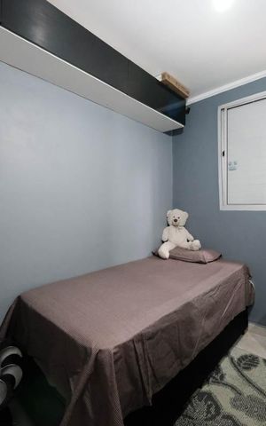 Apartamento à venda com 50m², 2 quartos e 1 vagaQuarto 2