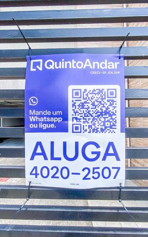 Apartamento para alugar com 45m², 2 quartos e sem vaga Apartamento para alugar com 45m², 2 quartos e sem vagaPlaca