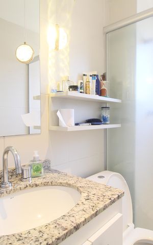 Apartamento à venda com 92m², 3 quartos e 2 vagasBanheiro Social