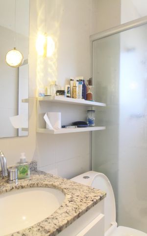 Apartamento à venda com 92m², 3 quartos e 2 vagasBanheiro Social