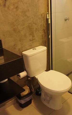 Apartamento para alugar com 20m², 1 quarto e 1 vagaApartamento - Banheiro