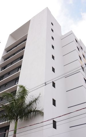 Apartamento para alugar com 20m², 1 quarto e 1 vagaFachada do Prédio