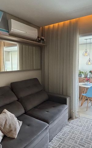 Apartamento para alugar com 43m², 1 quarto e 1 vaga Apartamento para alugar com 43m², 1 quarto e 1 vagaSala