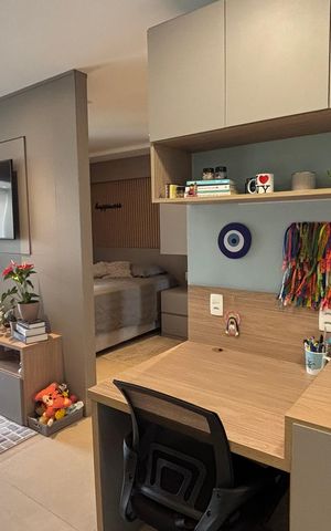 Apartamento para alugar com 43m², 1 quarto e 1 vaga Apartamento para alugar com 43m², 1 quarto e 1 vagaSala