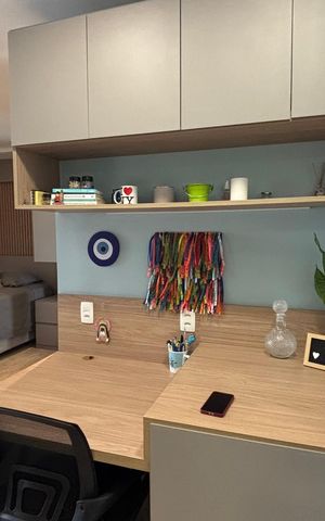 Apartamento para alugar com 43m², 1 quarto e 1 vaga Apartamento para alugar com 43m², 1 quarto e 1 vagaSala