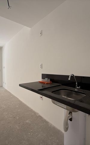 Apartamento à venda com 40m², 1 quarto e sem vaga Apartamento à venda com 40m², 1 quarto e sem vagaSala/Cozinha