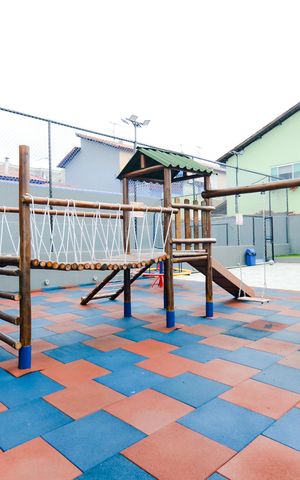 Casa de condomínio à venda com 119m², 2 quartos e 2 vagasÁrea comum - Playground