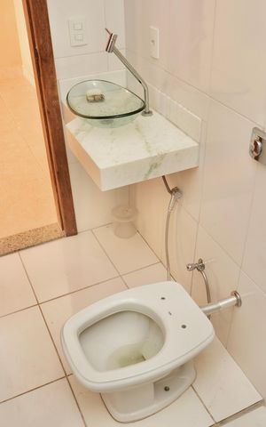 Casa para alugar com 250m², 3 quartos e 2 vagas Casa para alugar com 250m², 3 quartos e 2 vagasBanheiro 3