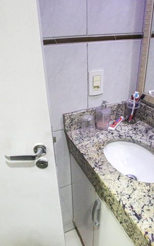 Apartamento para alugar com 54m², 2 quartos e 1 vagaBanheiro Social