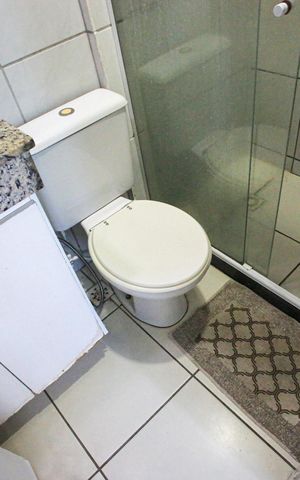 Apartamento para alugar com 54m², 2 quartos e 1 vagaBanheiro da Suíte