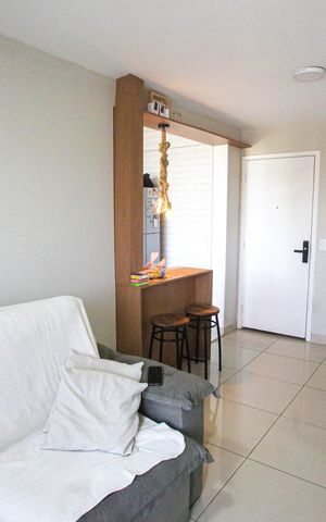 Apartamento para alugar com 54m², 2 quartos e 1 vagaSala