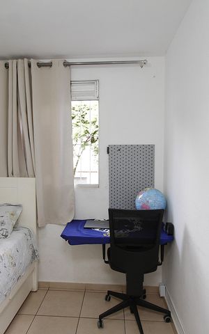 Apartamento à venda com 43m², 2 quartos e 1 vagaQuarto 1