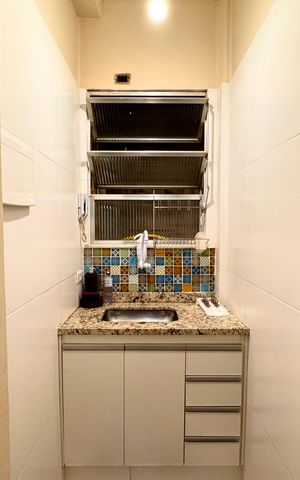 Studio à venda com 38m², 1 quarto e sem vaga