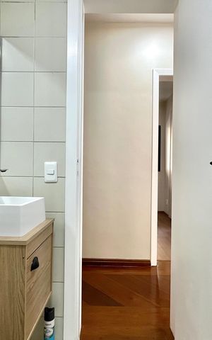 Apartamento para alugar com 77m², 3 quartos e 2 vagasBanheiro Corredor