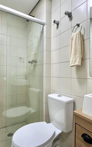 Apartamento para alugar com 77m², 3 quartos e 2 vagasBanheiro Corredor