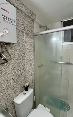Apartamento à venda com 54m², 2 quartos e 1 vaga Apartamento à venda com 54m², 2 quartos e 1 vagaBanheiro