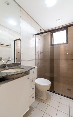Apartamento para alugar com 58m², 2 quartos e 1 vagaBanheiro