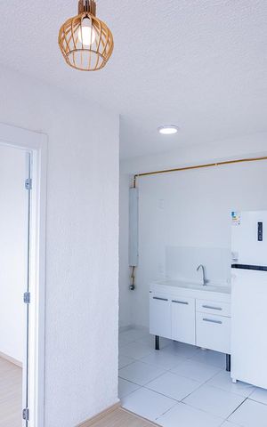 Apartamento para alugar com 36m², 2 quartos e sem vaga Apartamento para alugar com 36m², 2 quartos e sem vagaSala, cozinha e área de serviço