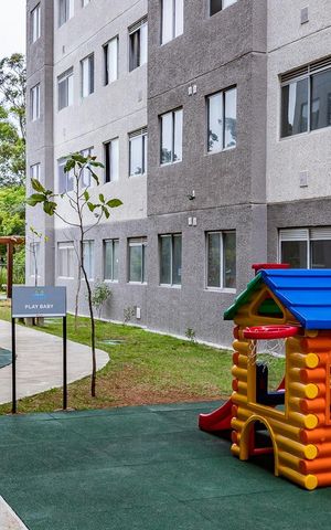 Apartamento para alugar com 36m², 2 quartos e sem vaga Apartamento para alugar com 36m², 2 quartos e sem vagaÁrea comum - Playground