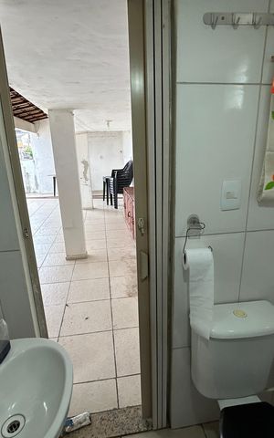 Apartamento para alugar com 130m², 3 quartos e sem vagaBanheiro do terraço