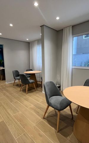 Apartamento para alugar com 32m², 2 quartos e sem vaga Apartamento para alugar com 32m², 2 quartos e sem vagaÁrea comum - Salão de festas