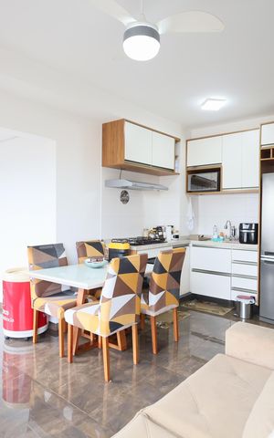 Apartamento à venda com 42m², 1 quarto e 1 vagaSala