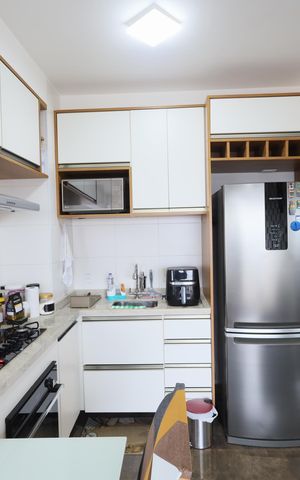 Apartamento à venda com 42m², 1 quarto e 1 vagaCozinha e Área de Serviço