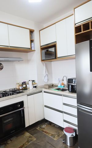 Apartamento à venda com 42m², 1 quarto e 1 vagaCozinha e Área de Serviço