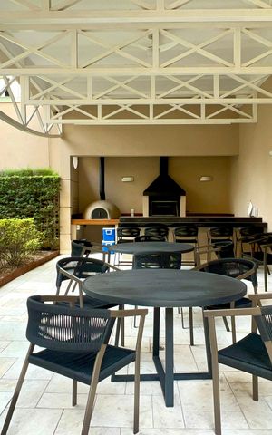 Apartamento para alugar com 64m², 1 quarto e 2 vagas Apartamento para alugar com 64m², 1 quarto e 2 vagasÁrea comum - Churrasqueira