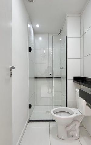 Apartamento para alugar com 34m², 2 quartos e sem vagaBanheiro 