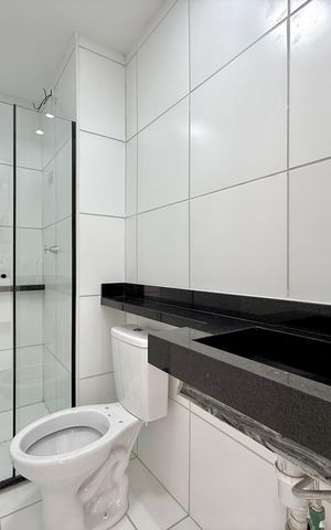 Apartamento para alugar com 34m², 2 quartos e sem vagaBanheiro 