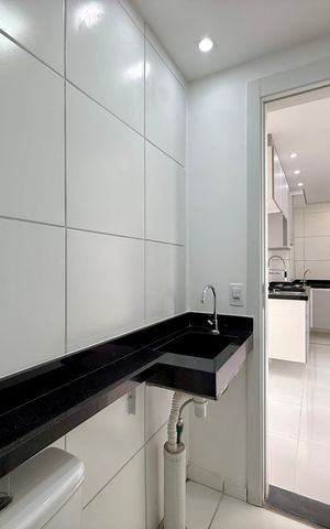Apartamento para alugar com 34m², 2 quartos e sem vagaBanheiro 