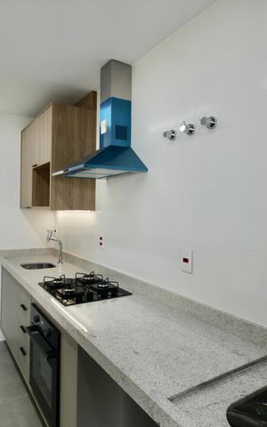 Apartamento para alugar com 55m², 1 quarto e 1 vagaCozinha e Área de Serviço
