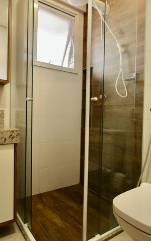Apartamento para alugar com 66m², 2 quartos e 1 vagaBanheiro