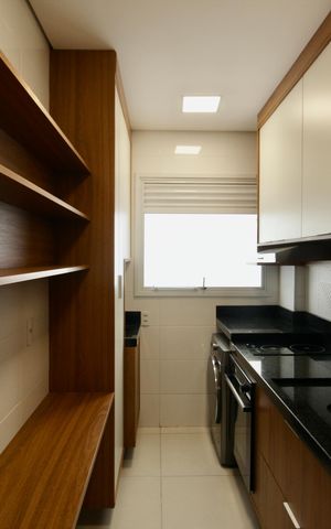 Apartamento para alugar com 66m², 2 quartos e 1 vagaCozinha e Área de Serviço