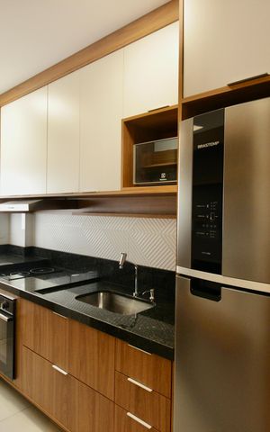 Apartamento para alugar com 66m², 2 quartos e 1 vagaCozinha e Área de Serviço