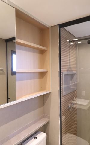 Apartamento para alugar com 115m², 3 quartos e 2 vagasBanheiro do Quarto 1