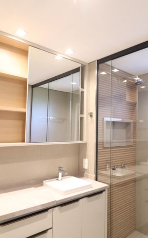 Apartamento para alugar com 115m², 3 quartos e 2 vagasBanheiro do Quarto 3