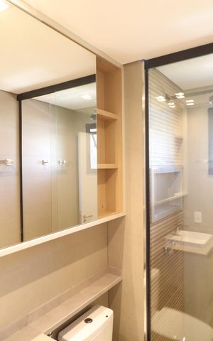 Apartamento para alugar com 115m², 3 quartos e 2 vagasBanheiro do Quarto 2