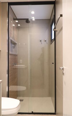 Apartamento para alugar com 115m², 3 quartos e 2 vagasBanheiro do Quarto 1