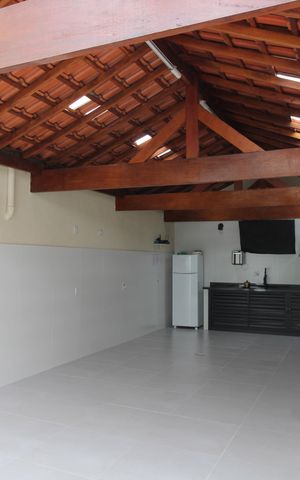 Casa de condomínio para alugar com 149m², 3 quartos e 2 vagasÁrea comum - Salão de festas
