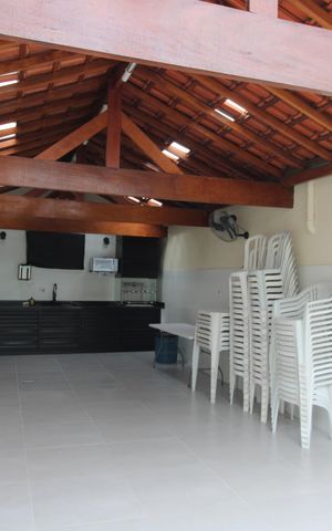 Casa de condomínio para alugar com 149m², 3 quartos e 2 vagasÁrea comum - Salão de festas
