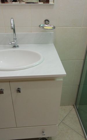 Casa de condomínio para alugar com 149m², 3 quartos e 2 vagasBanheiro da Suíte 3