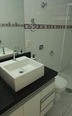 Apartamento para alugar com 133m², 3 quartos e 1 vagaBanheiro Social