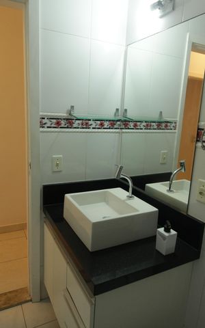 Apartamento para alugar com 133m², 3 quartos e 1 vagaBanheiro Social