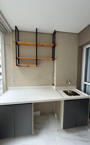 Apartamento para alugar com 37m², 1 quarto e 1 vagaVaranda e Área de Serviço 