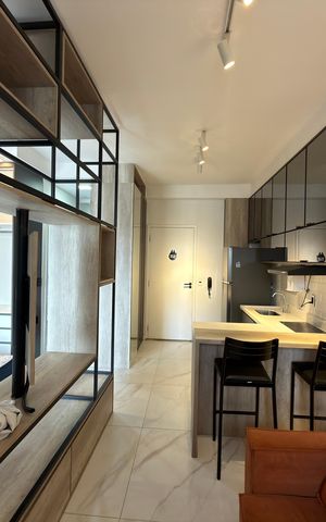 Apartamento para alugar com 37m², 1 quarto e 1 vagaSala/Cozinha