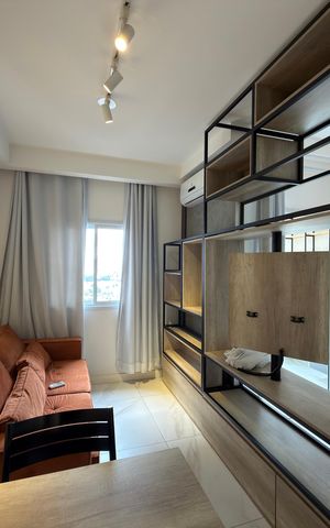 Apartamento para alugar com 37m², 1 quarto e 1 vagaSala/Cozinha